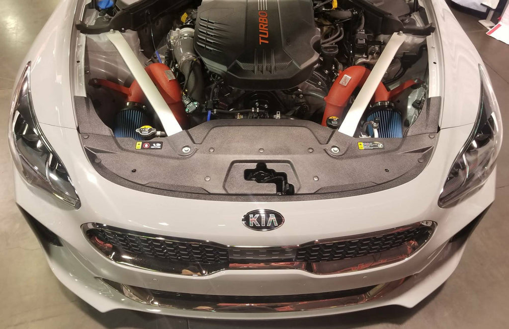 INJEN 2018-2023 KIA Stinger V6-3.3L Twin Turbo Short Ram Cold Air Intake System (Wrinkle Red)- SP1350WR