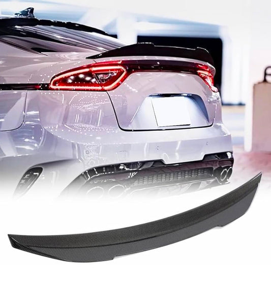 Stinger Spoiler Real Carbon Fiber Rear Trunk Spoiler Compatible with Kia Stinger 2018-2023 Rear Spoiler Wing Lip Factory Outlet