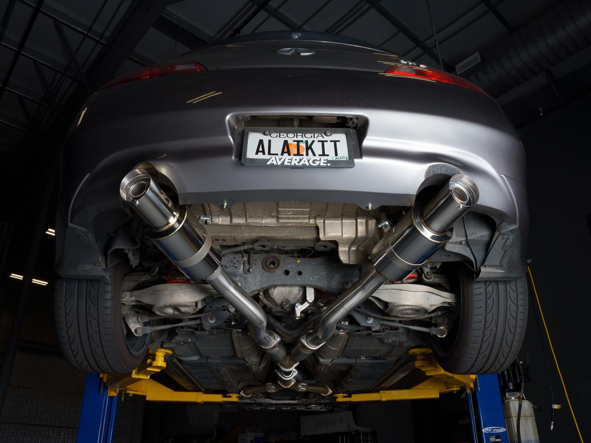 2008-2013 G37 Coupe Cat-Back Race Dual Exhaust